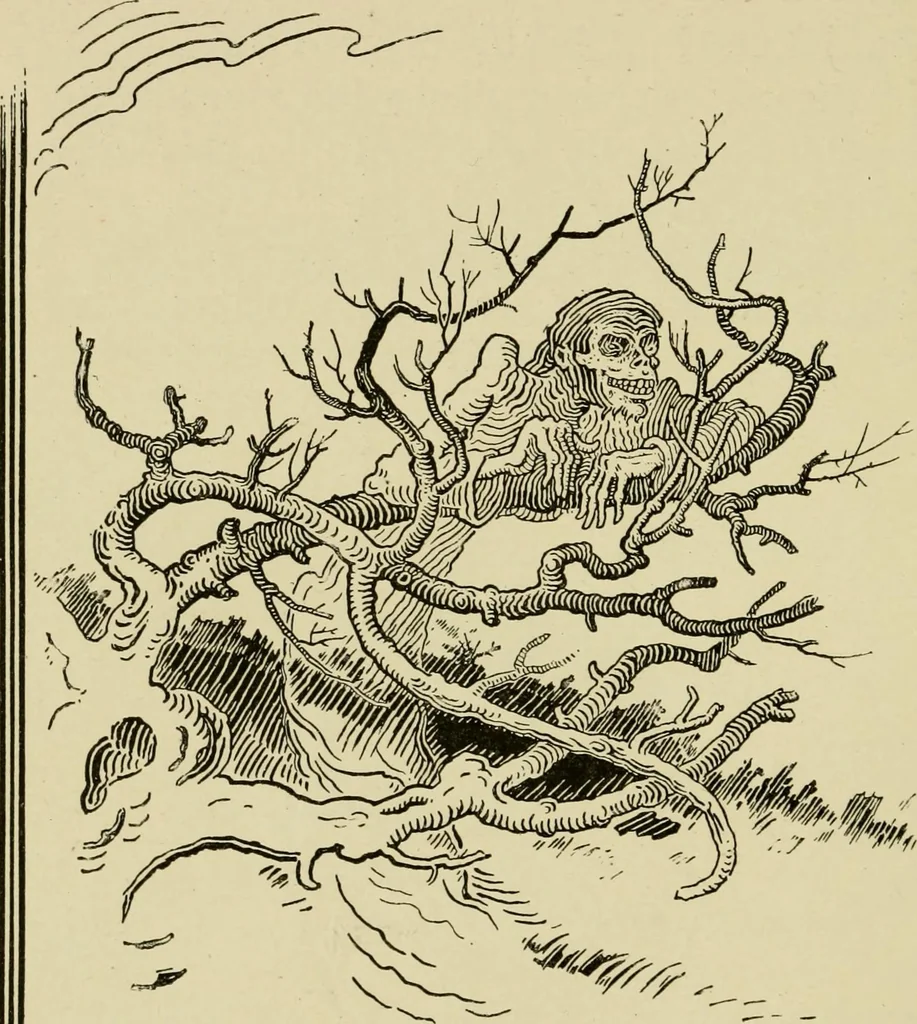 An illustration from The fables of Æsop, selected, told anew and their history traced, 1894, leaf 197