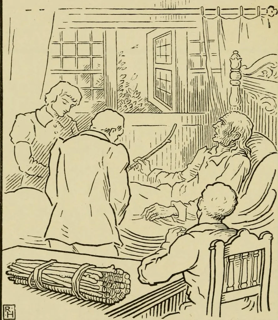 An illustration from The fables of Æsop, selected, told anew and their history traced, 1894, leaf 203