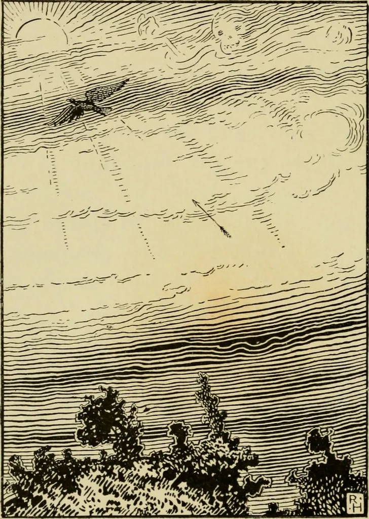 An illustration from The fables of Æsop, selected, told anew and their history traced, 1894, leaf 209