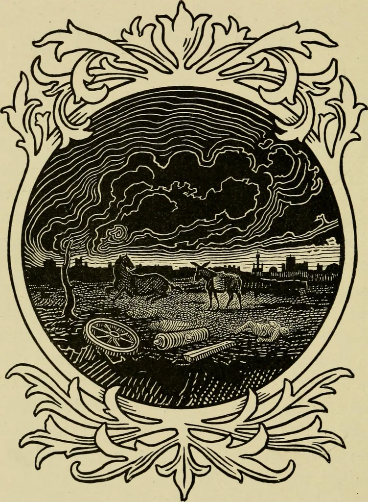 An illustration from The fables of Æsop, selected, told anew and their history traced, 1894, leaf 215
