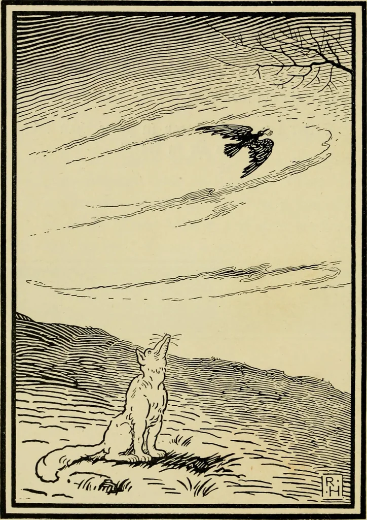 An illustration from The fables of Æsop, selected, told anew and their history traced, 1894, leaf 49