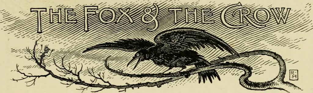 An illustration from The fables of Æsop, selected, told anew and their history traced, 1894, leaf 50