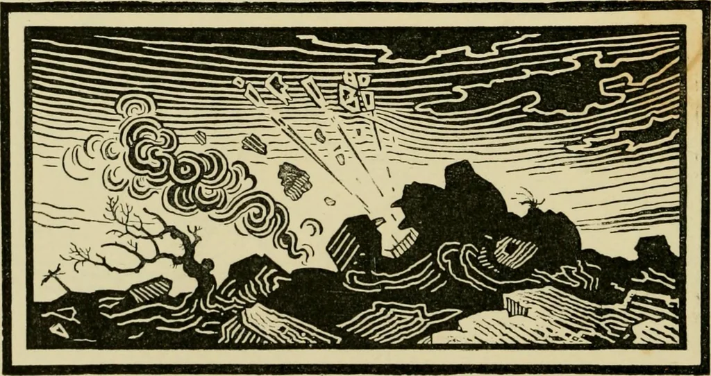 An illustration from The fables of Æsop, selected, told anew and their history traced, 1894, leaf 67