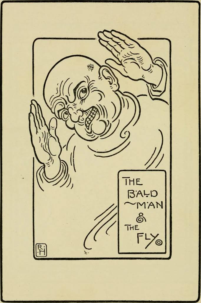 An illustration from The fables of Æsop, selected, told anew and their history traced, 1894, leaf 77