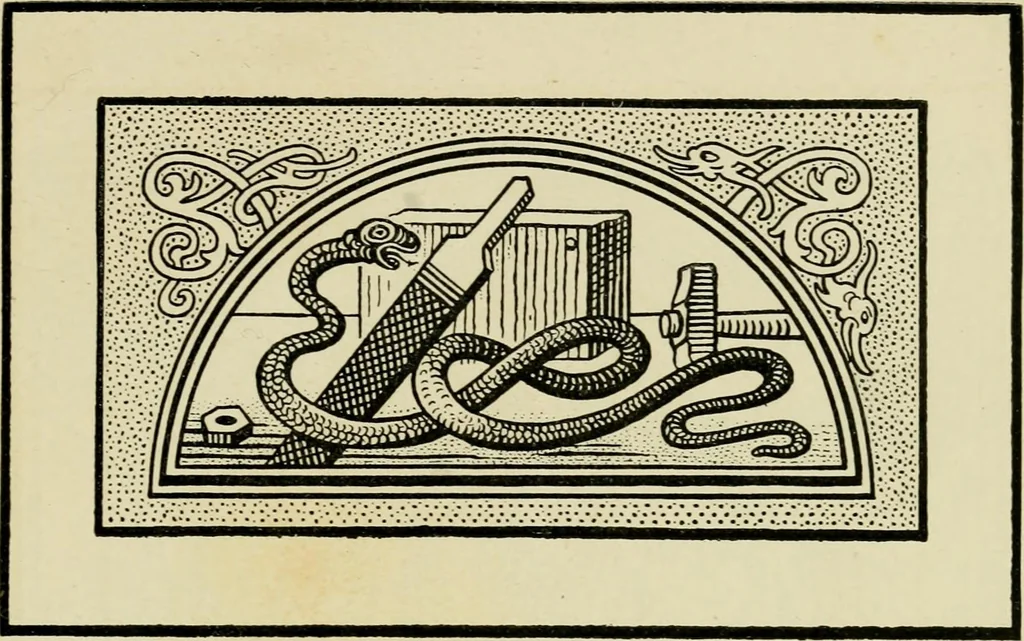 An illustration from The fables of Æsop, selected, told anew and their history traced, 1894, leaf 98