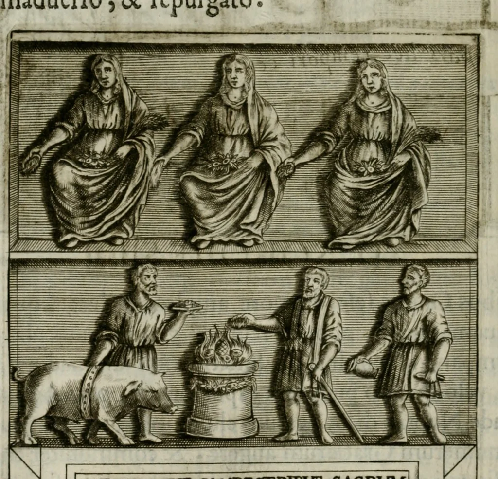 An illustration from Raph. Fabretti Gasparis f. Vrbinatis De aquis et aquaeductibus veteris Romae dissertationes tres, 1680, leaf 115