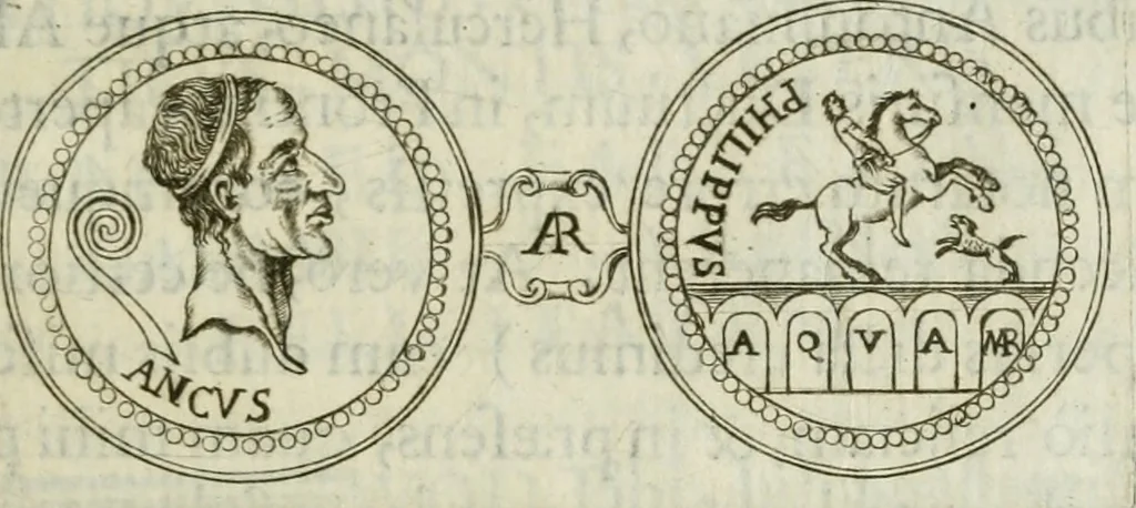 An illustration from Raph. Fabretti Gasparis f. Vrbinatis De aquis et aquaeductibus veteris Romae dissertationes tres, 1680, leaf 140