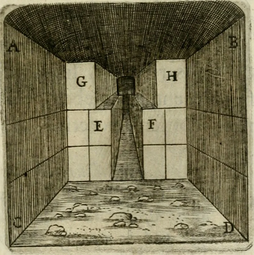 An illustration from Raph. Fabretti Gasparis f. Vrbinatis De aquis et aquaeductibus veteris Romae dissertationes tres, 1680, leaf 46