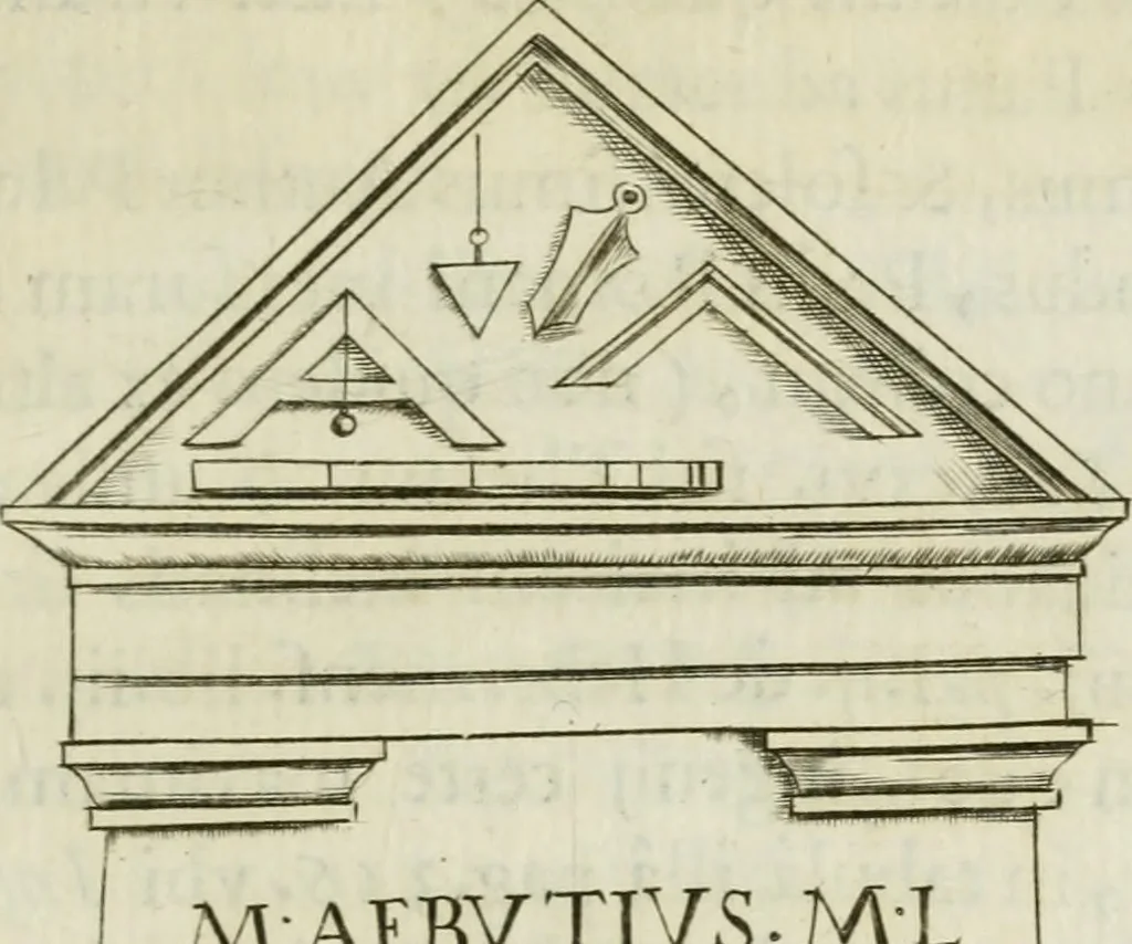 An illustration from Raph. Fabretti Gasparis f. Vrbinatis De aquis et aquaeductibus veteris Romae dissertationes tres, 1680, leaf 82