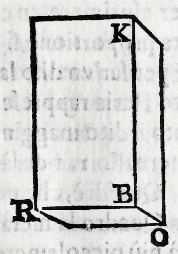 An illustration from Fabrica, et vso del compasso di proportione : doue insegna à gli artefici il modo di fare in esso le necessarie diuisioni, e con varij problemi vsuali mostra l'vtilità di questo stromento, 1664, leaf 109
