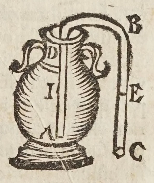 An illustration from Fabrica, et vso del compasso di proportione : doue insegna à gli artefici il modo di fare in esso le necessarie diuisioni, e con varij problemi vsuali mostra l'vtilità di questo stromento, 1664, leaf 159