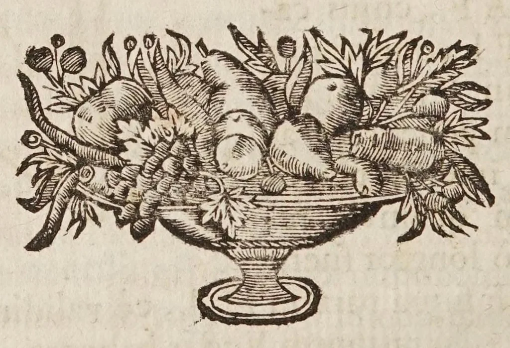 An illustration from Fabrica, et vso del compasso di proportione : doue insegna à gli artefici il modo di fare in esso le necessarie diuisioni, e con varij problemi vsuali mostra l'vtilità di questo stromento, 1664, leaf 656