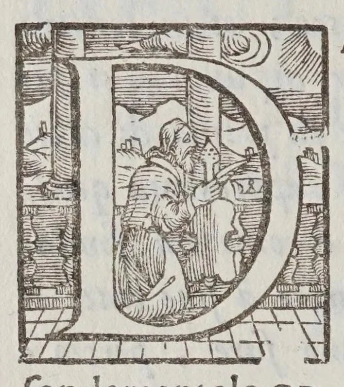 An illustration from Fabrica et vso del compasso polimetro, 1633, leaf 100