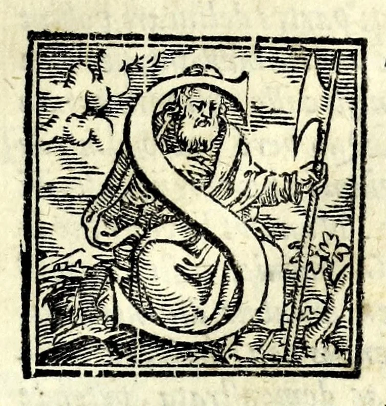 An illustration from Fabrica et vsvs : instrvmenti ad horologiorvm descriptionem peropportvni : accessit ratio describendarvm horarum a meridie & media nocte exquisitissima, & nunquam ante hac in lucem edita, 1586, leaf 11