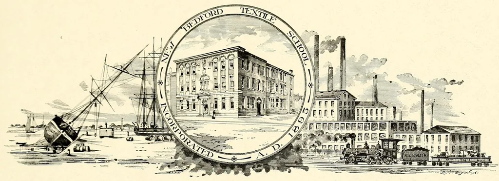 An illustration from The Fabricator : New Bedford Textile School yearbook, 1924, leaf 7