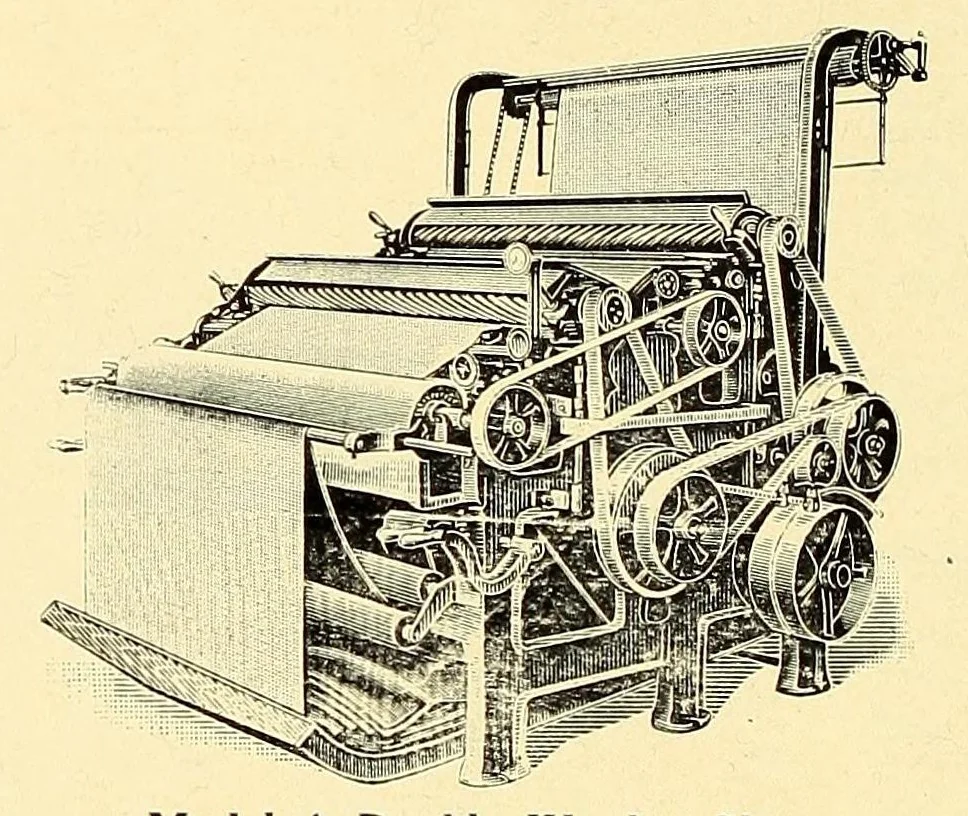 An illustration from The Fabricator : New Bedford Textile School yearbook, 1926, leaf 136