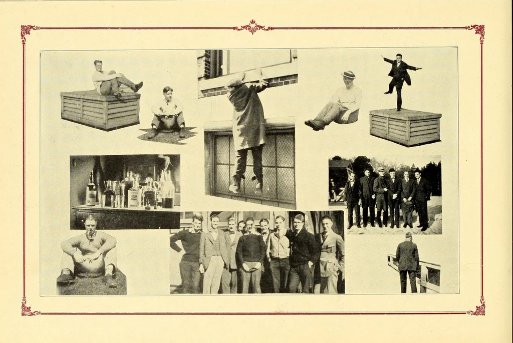 An illustration from The Fabricator : New Bedford Textile School yearbook, 1926, leaf 50