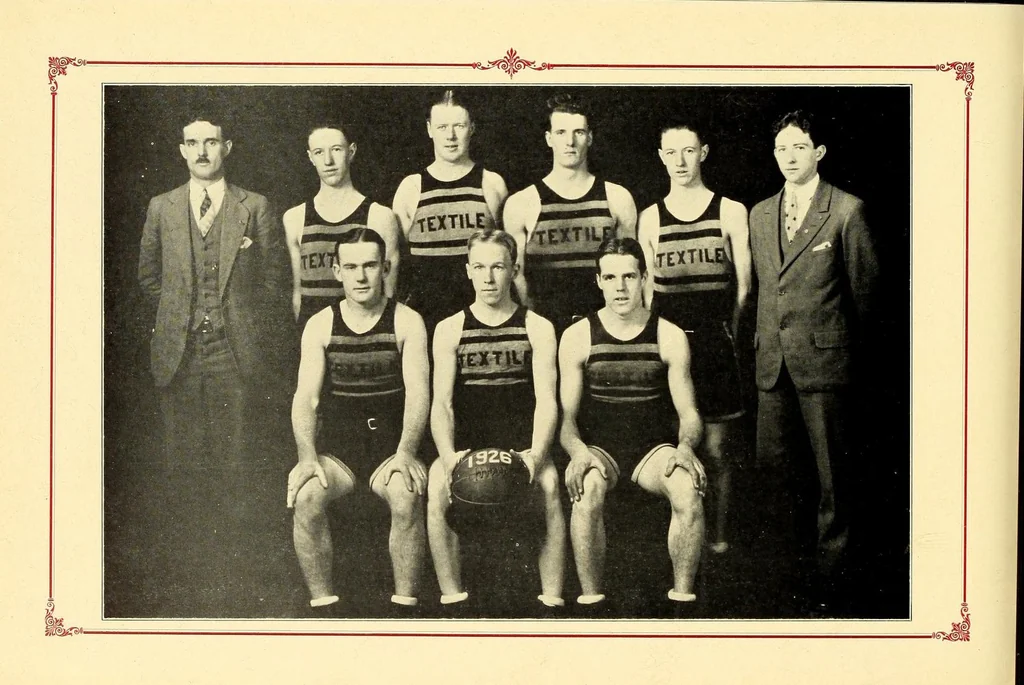 An illustration from The Fabricator : New Bedford Textile School yearbook, 1926, leaf 60