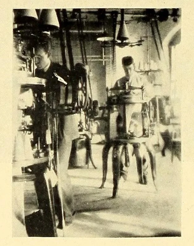 An illustration from The Fabricator : New Bedford Textile School yearbook, 1926, leaf 78