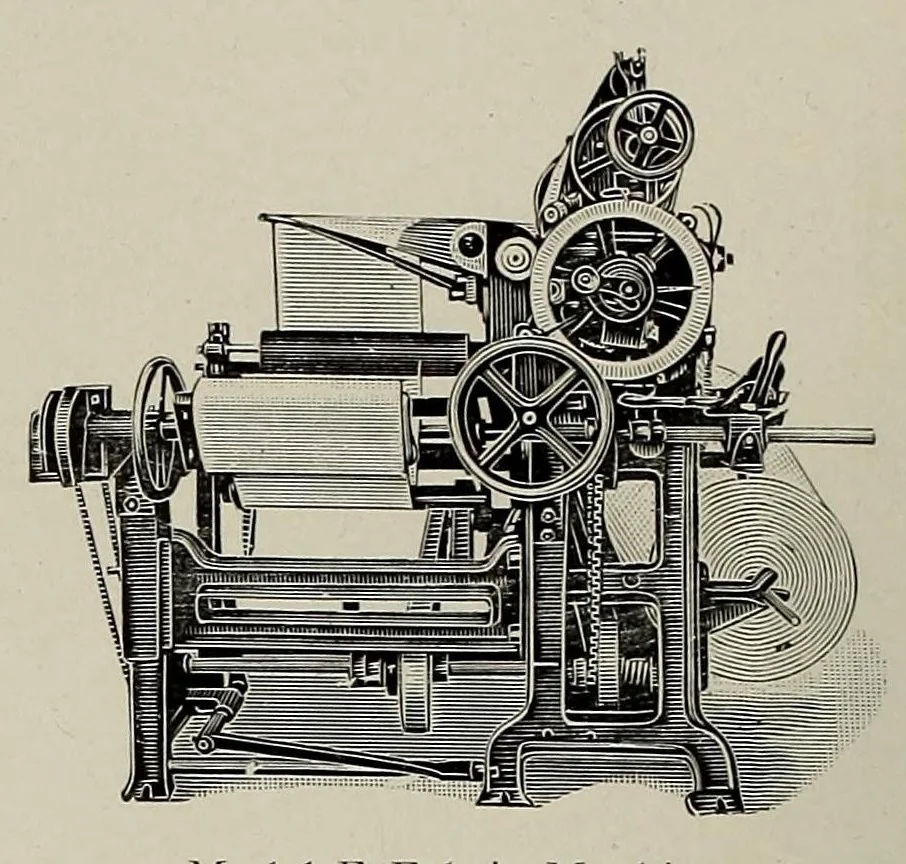 An illustration from The Fabricator : New Bedford Textile School yearbook, 1928, leaf 114
