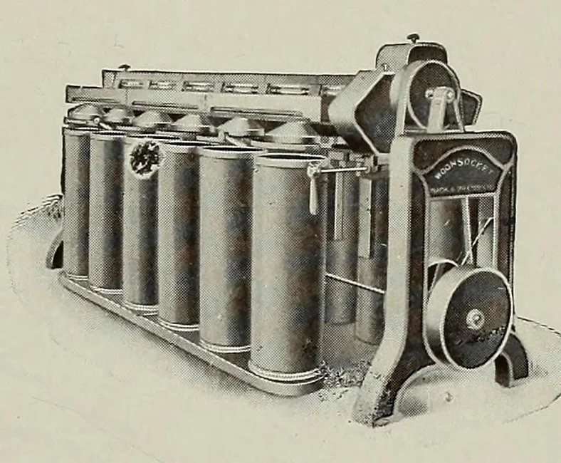 An illustration from The Fabricator : New Bedford Textile School yearbook, 1928, leaf 117