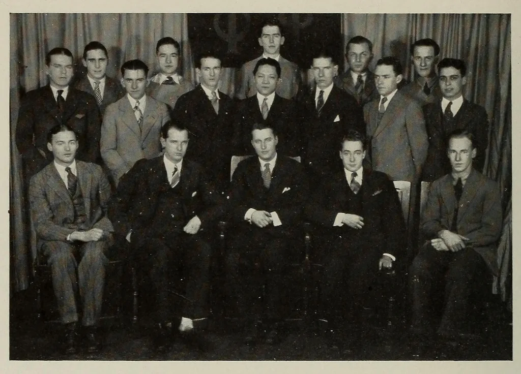 An illustration from The Fabricator : New Bedford Textile School yearbook, 1929, leaf 88