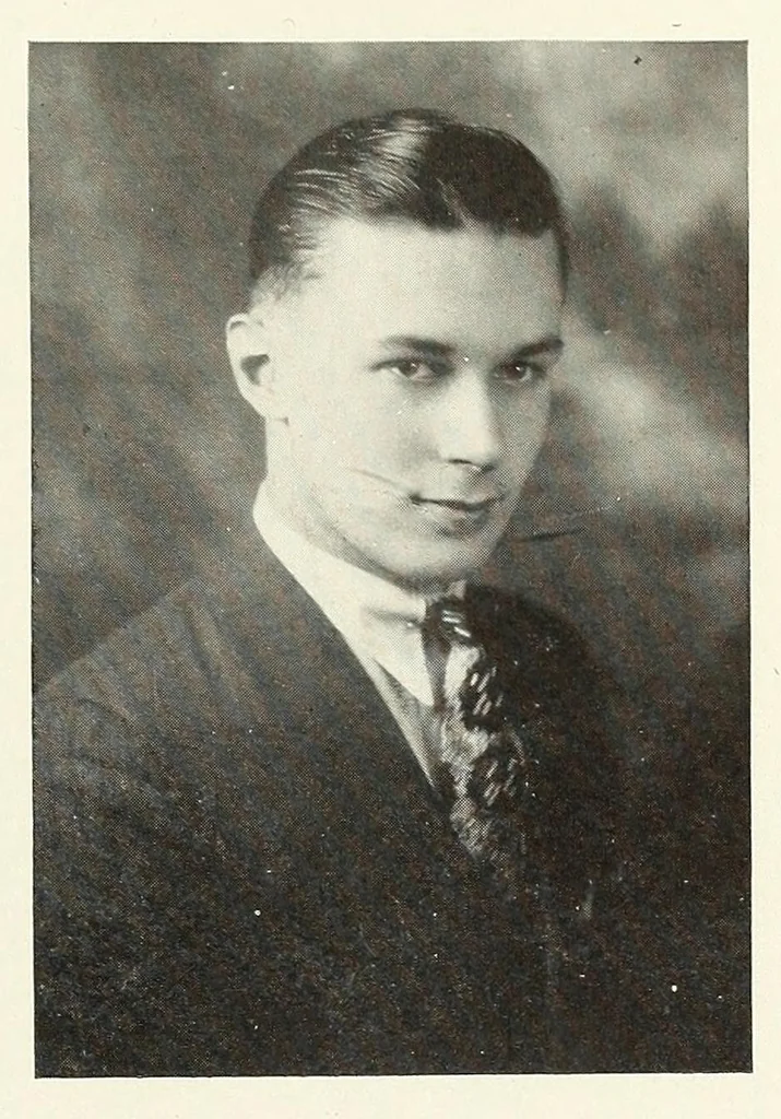 An illustration from The Fabricator : New Bedford Textile School yearbook, 1930, leaf 51