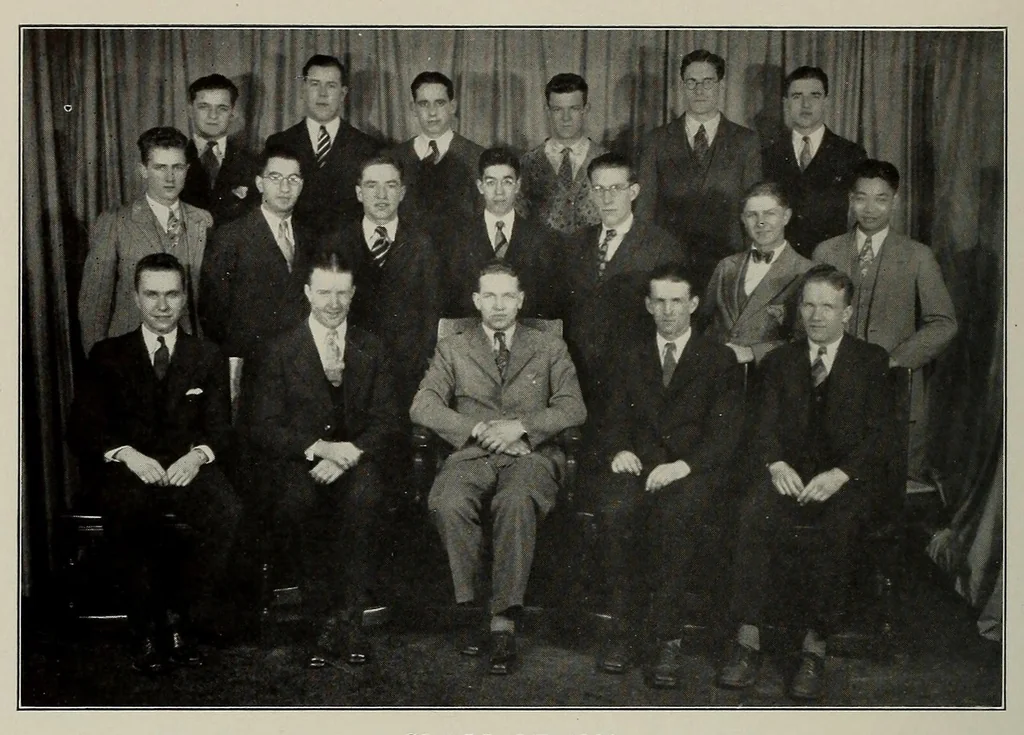 An illustration from The Fabricator : New Bedford Textile School yearbook, 1930, leaf 58