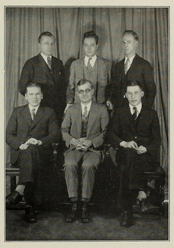 An illustration from The Fabricator : New Bedford Textile School yearbook, 1930, leaf 79