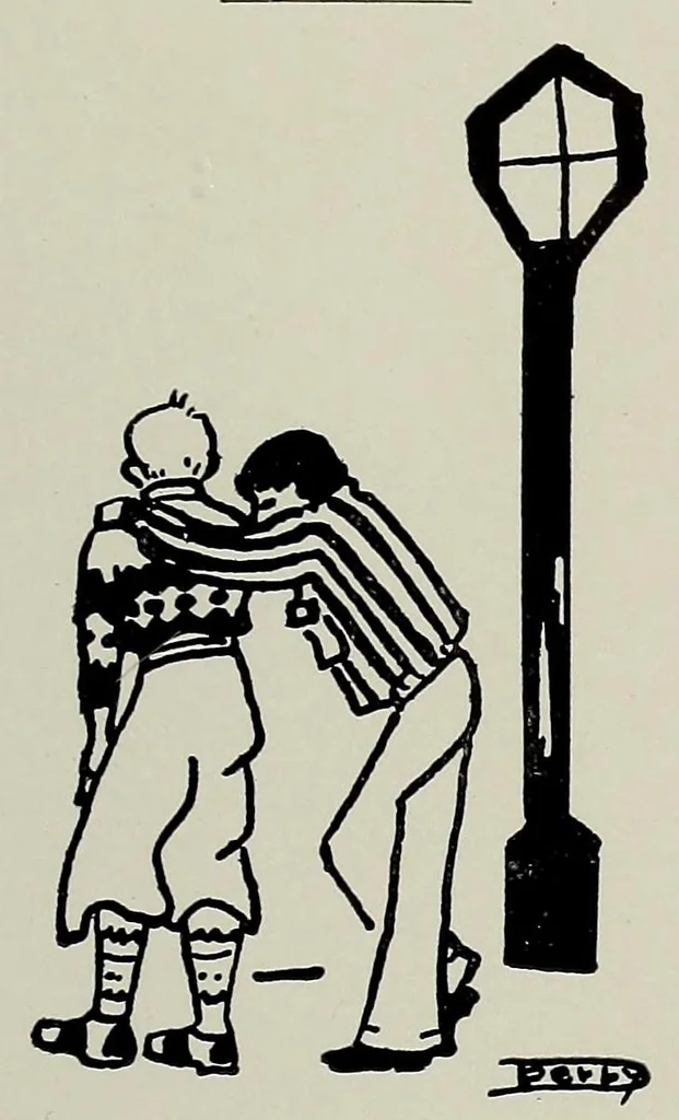 An illustration from The Fabricator : New Bedford Textile School yearbook, 1930, leaf 97