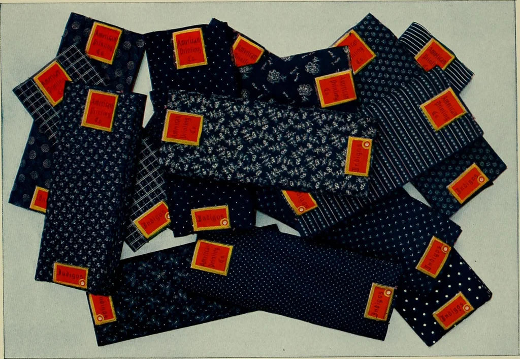 An illustration from Fabrics we are printing and how we do it, 1920, leaf 15