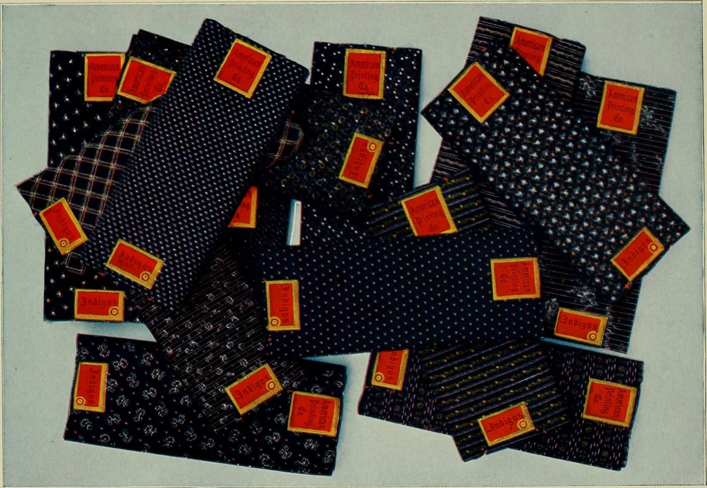 An illustration from Fabrics we are printing and how we do it, 1920, leaf 23
