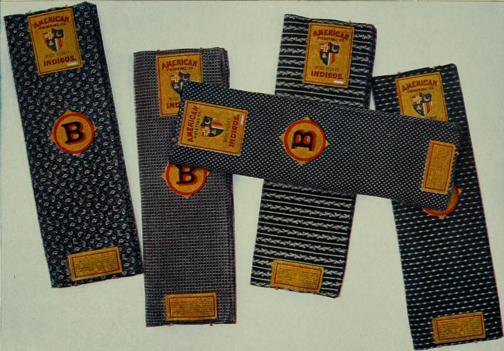 An illustration from Fabrics we are printing and how we do it, 1920, leaf 31