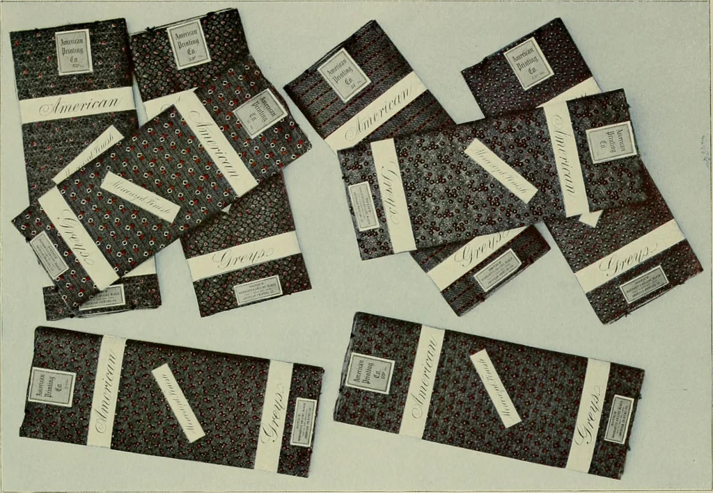 An illustration from Fabrics we are printing and how we do it, 1920, leaf 47