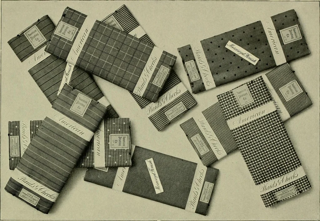 An illustration from Fabrics we are printing and how we do it, 1920, leaf 49