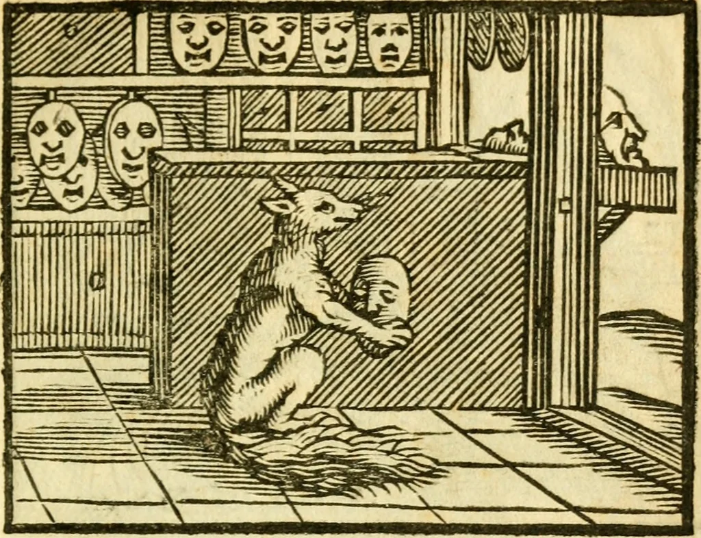 An illustration from Fabulae Aesopi graecaè et latinè, nunc denuo selectae, 1672, leaf 10