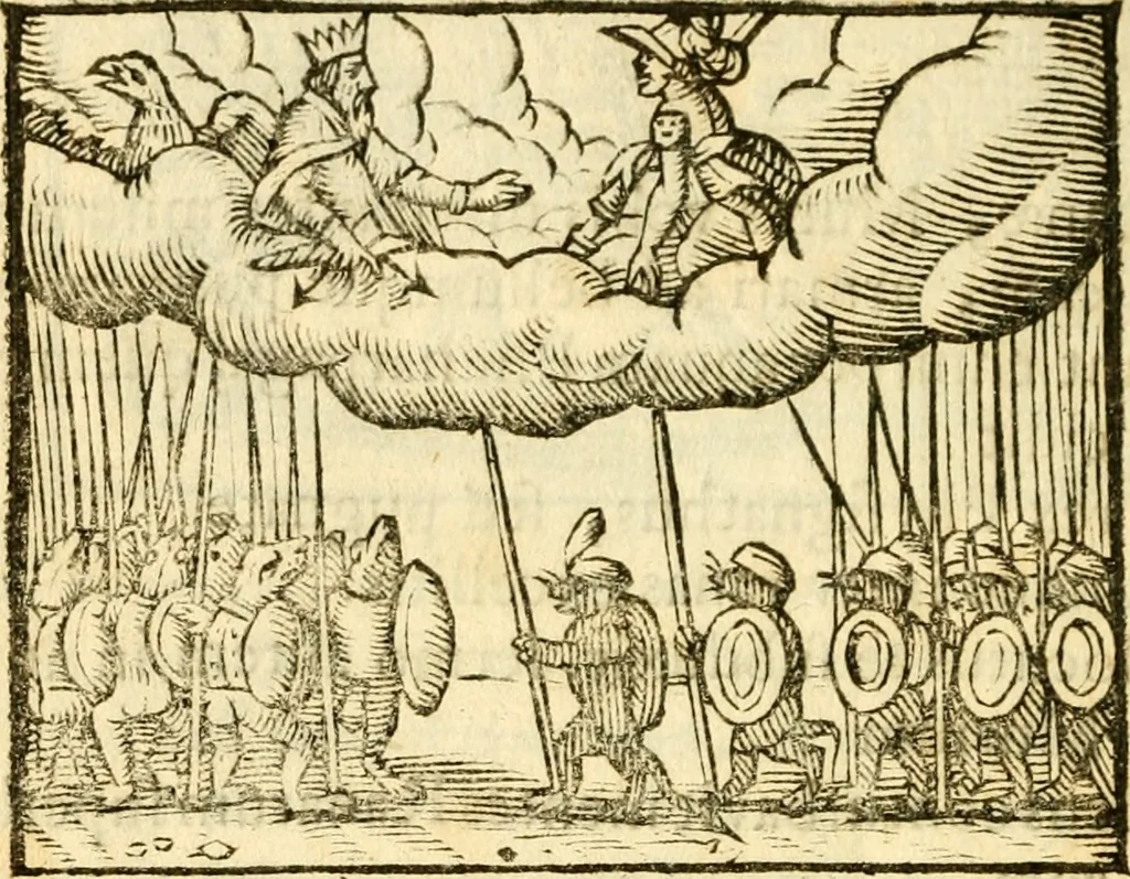 An illustration from Fabulae Aesopi graecaè et latinè, nunc denuo selectae, 1672, leaf 119
