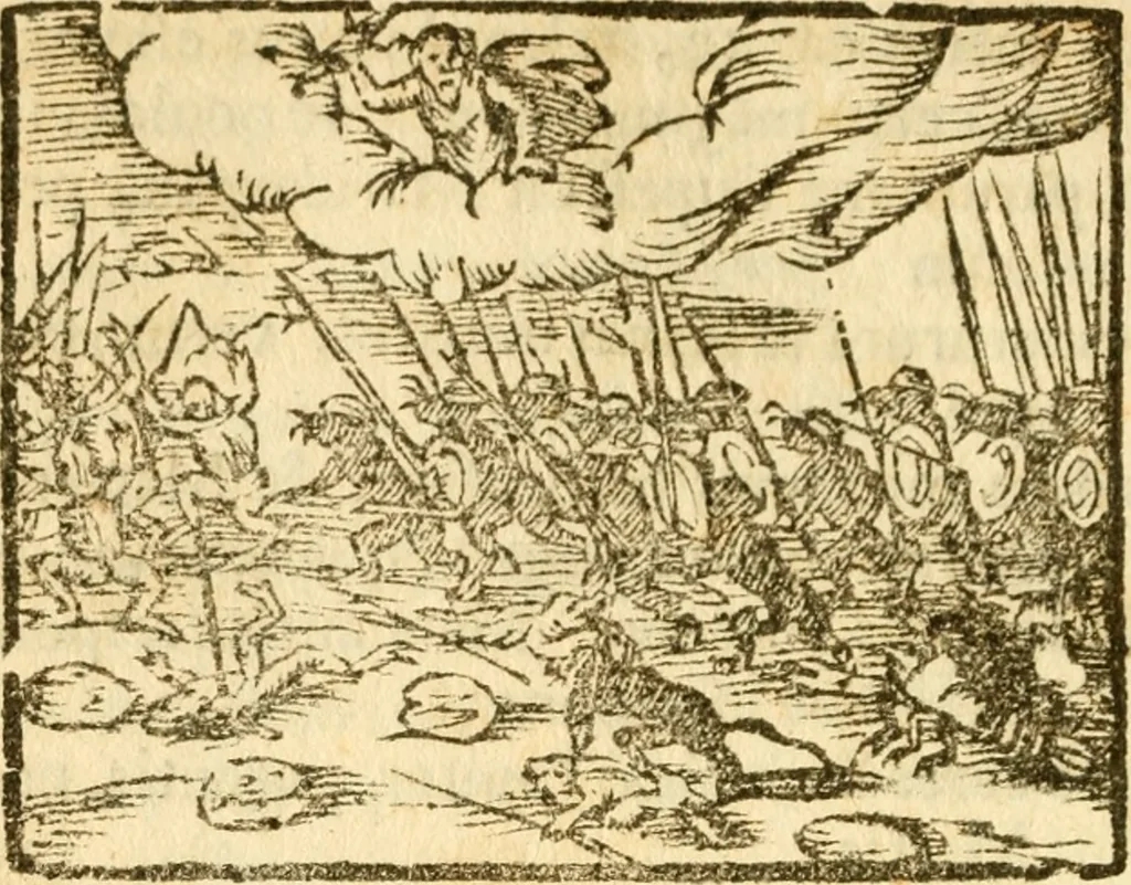 An illustration from Fabulae Aesopi graecaè et latinè, nunc denuo selectae, 1672, leaf 133