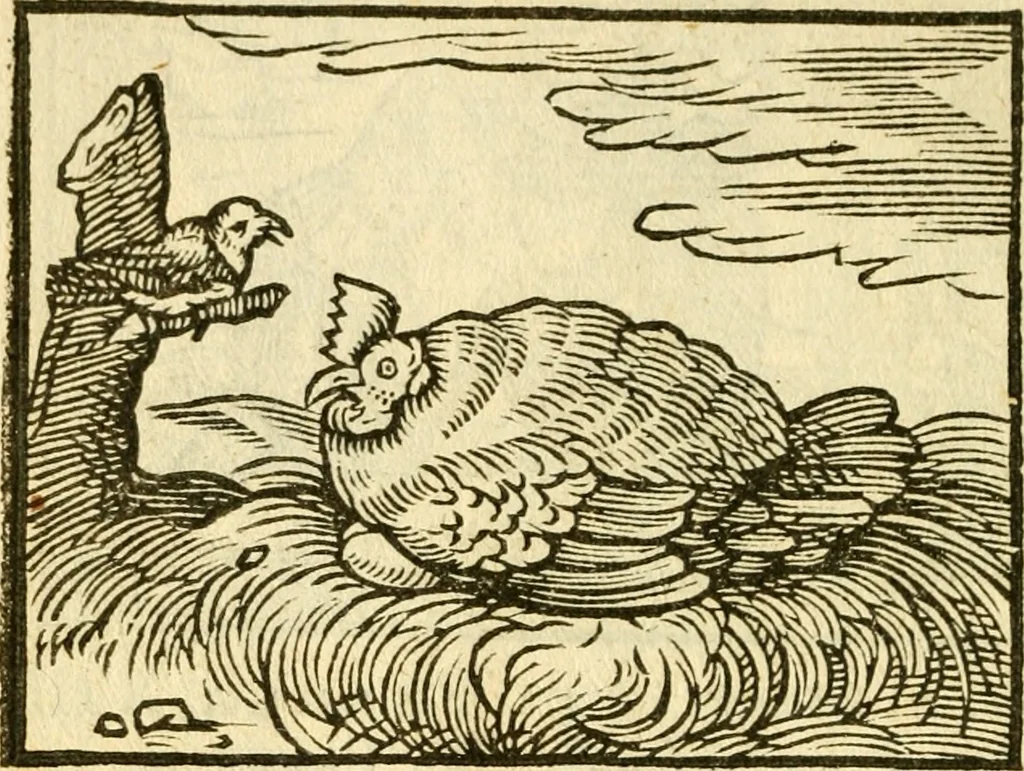 An illustration from Fabulae Aesopi graecaè et latinè, nunc denuo selectae, 1672, leaf 25