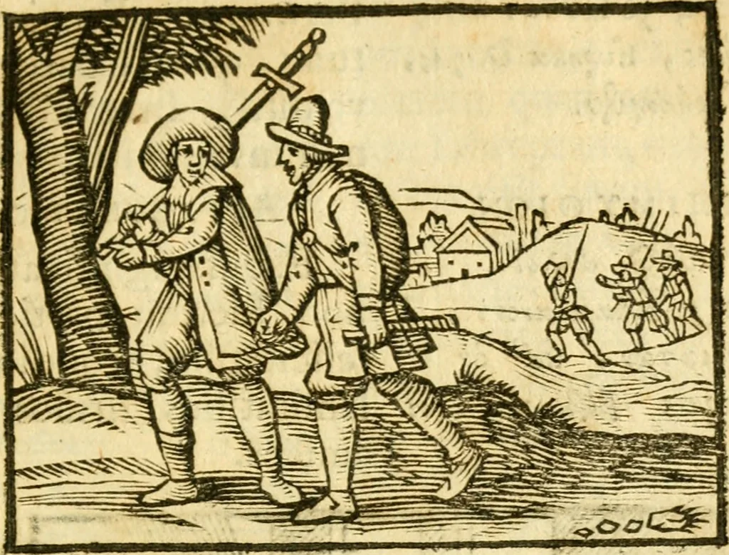 An illustration from Fabulae Aesopi graecaè et latinè, nunc denuo selectae, 1672, leaf 38
