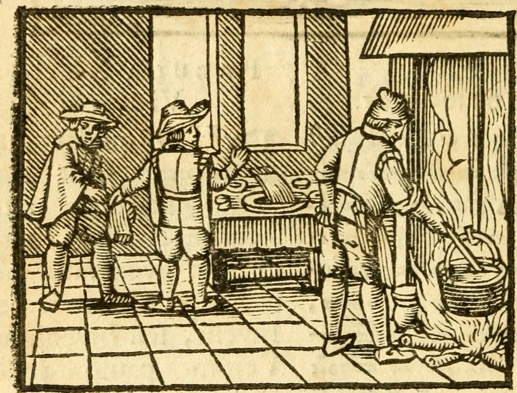 An illustration from Fabulae Aesopi graecaè et latinè, nunc denuo selectae, 1672, leaf 39