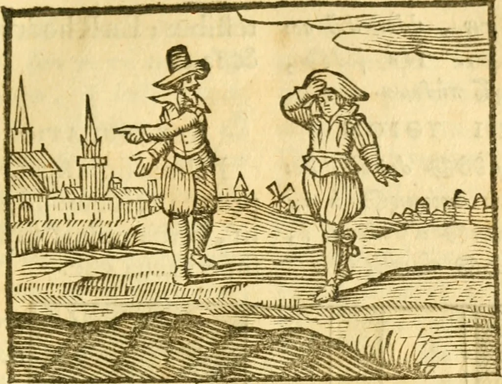 An illustration from Fabulae Aesopi graecaè et latinè, nunc denuo selectae, 1672, leaf 56