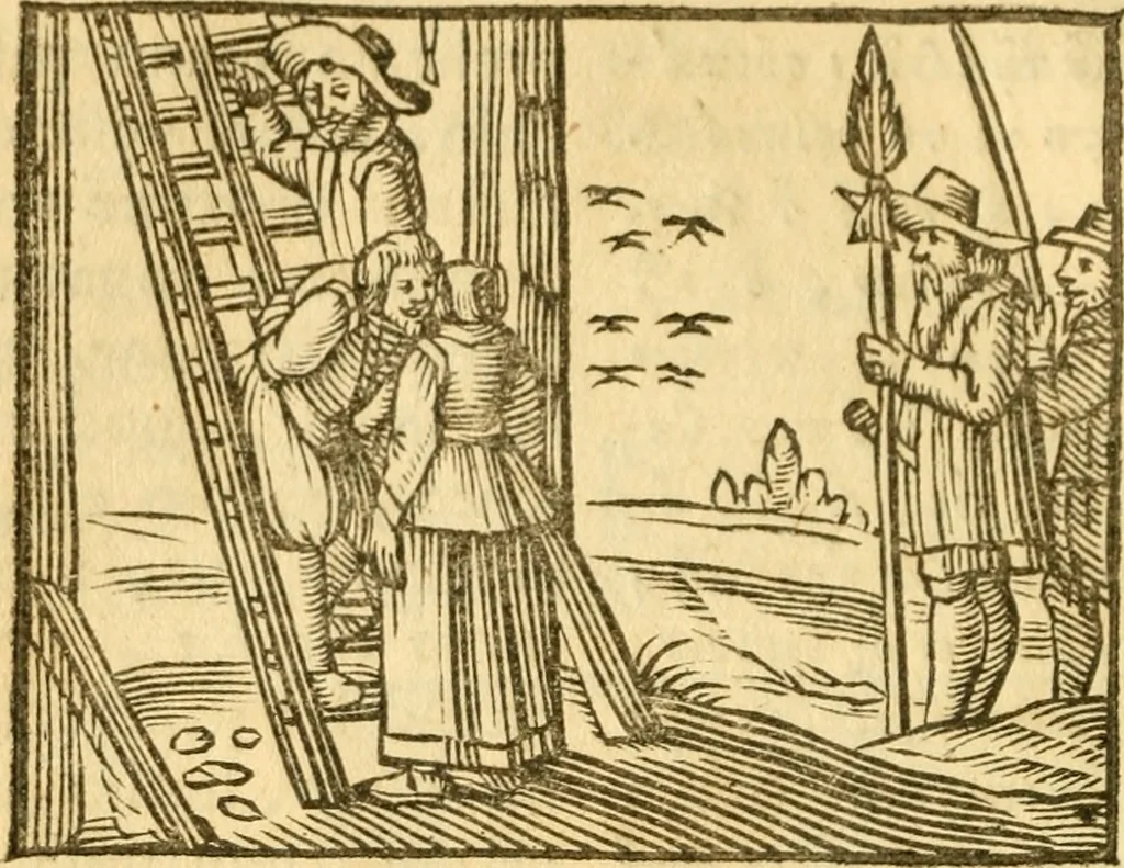 An illustration from Fabulae Aesopi graecaè et latinè, nunc denuo selectae, 1672, leaf 59