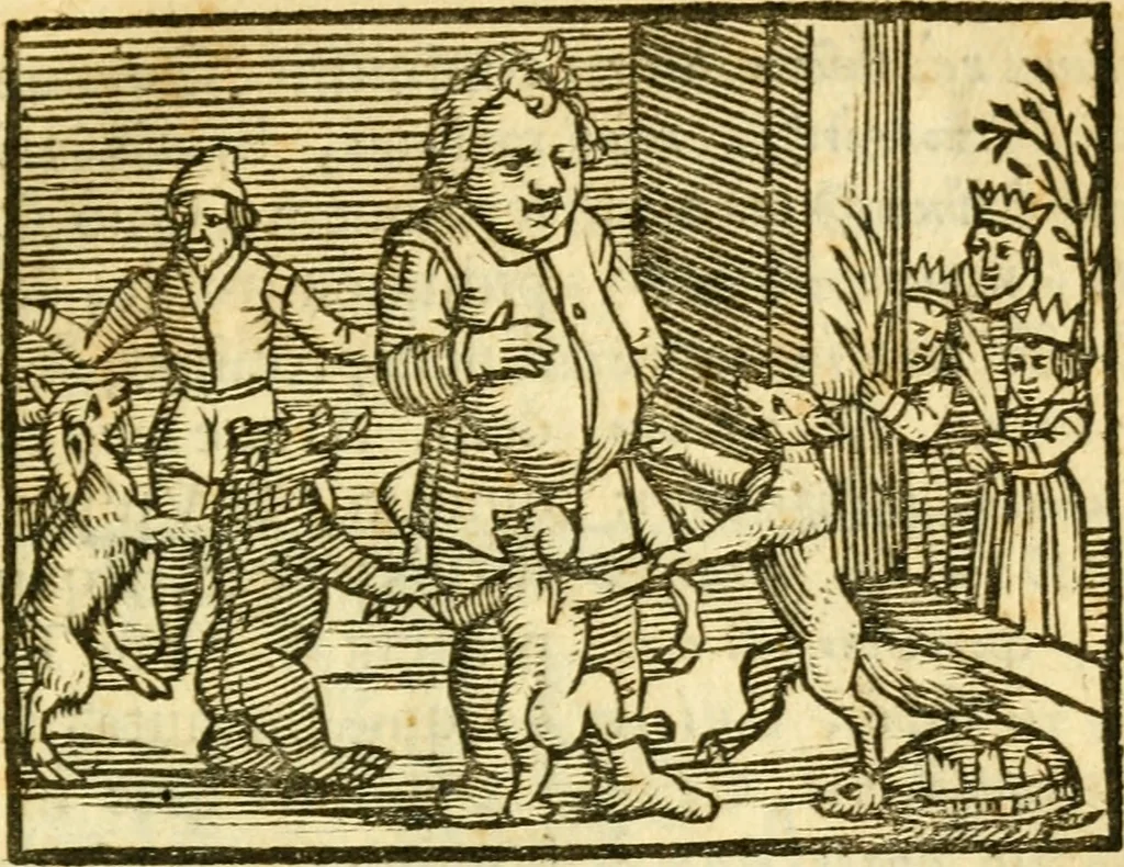 An illustration from Fabulae Aesopi graecaè et latinè, nunc denuo selectae, 1672, leaf 6