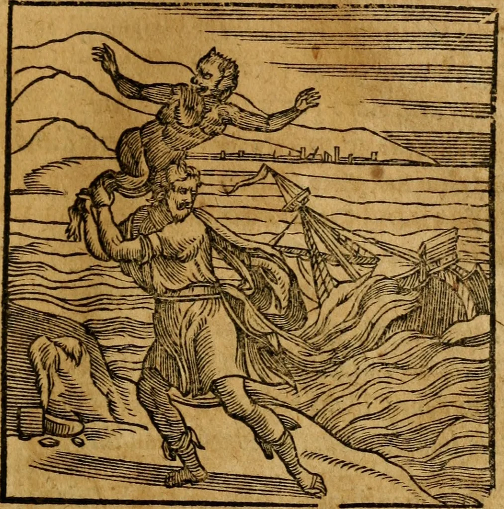 An illustration from Fabulae c. Aesopicae, 1590, leaf 106