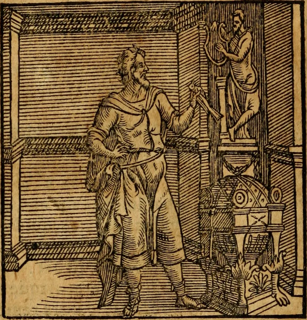 An illustration from Fabulae c. Aesopicae, 1590, leaf 115