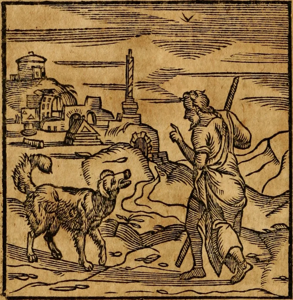 An illustration from Fabulae c. Aesopicae, 1590, leaf 139