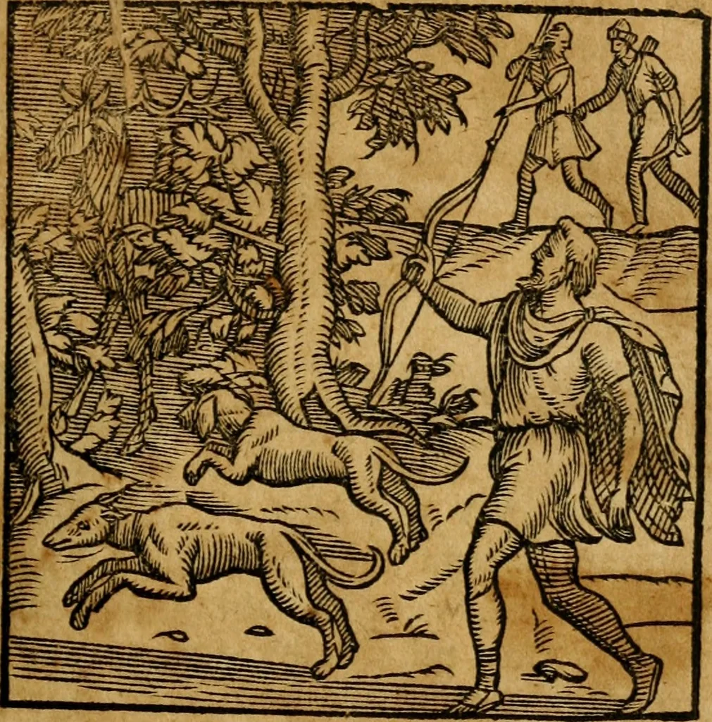 An illustration from Fabulae c. Aesopicae, 1590, leaf 184