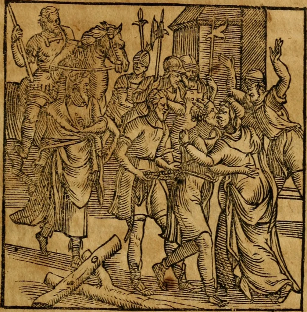 An illustration from Fabulae c. Aesopicae, 1590, leaf 186