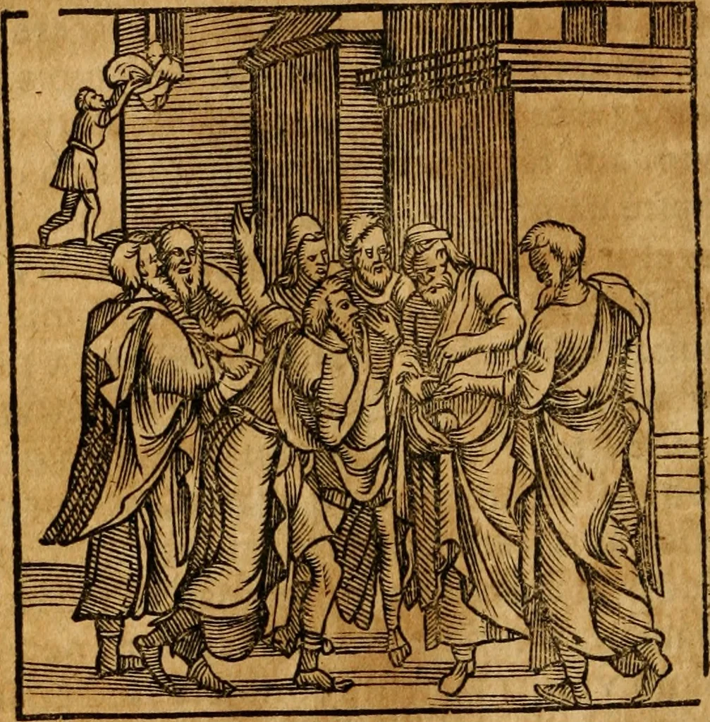 An illustration from Fabulae c. Aesopicae, 1590, leaf 189